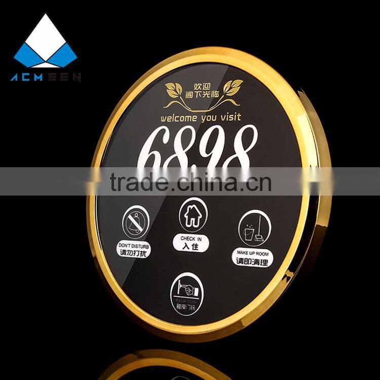 hotel door room number plates electronic plates