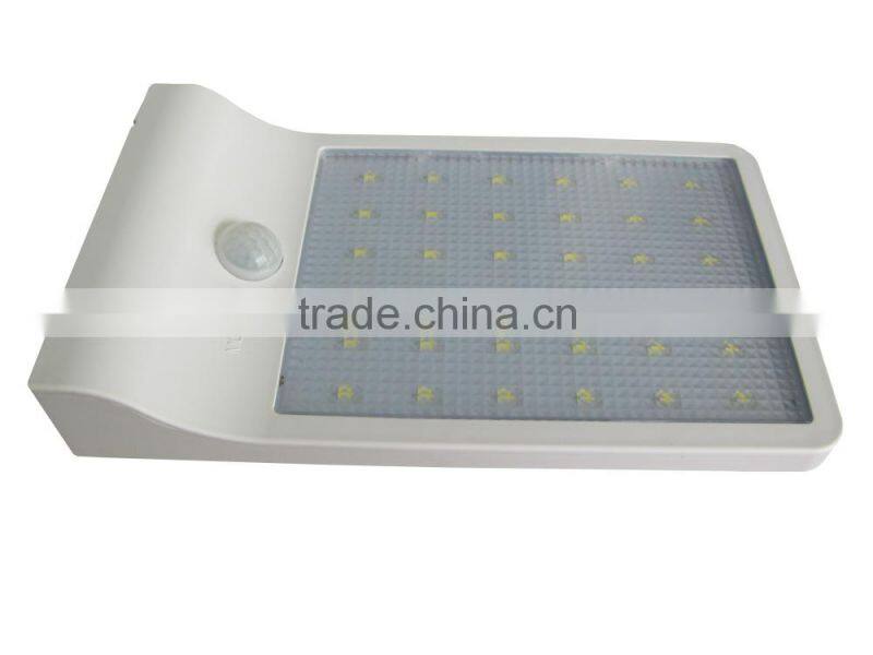 CE ROHS 4W Outdoor solar motion sensor led outdoor light out door wall light