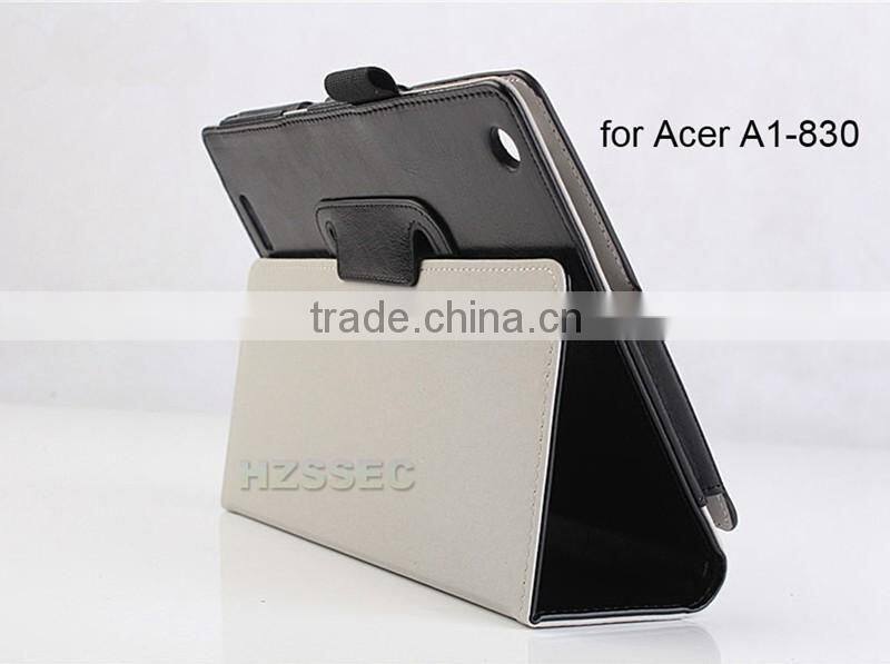 Protective pu leather tablet case with stand function for Acer Iconia A1-830