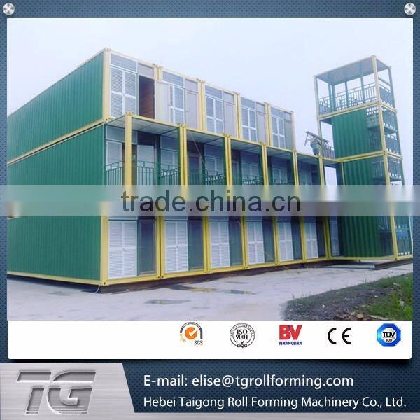 Modular container house making machine