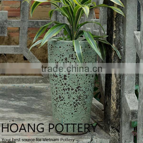 Antique White Rustic Pots / Planter Outdoor