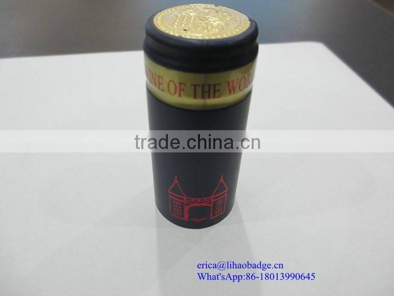 High Quality Colorful Clear Plastic Bottle Cap Shrink Wrap