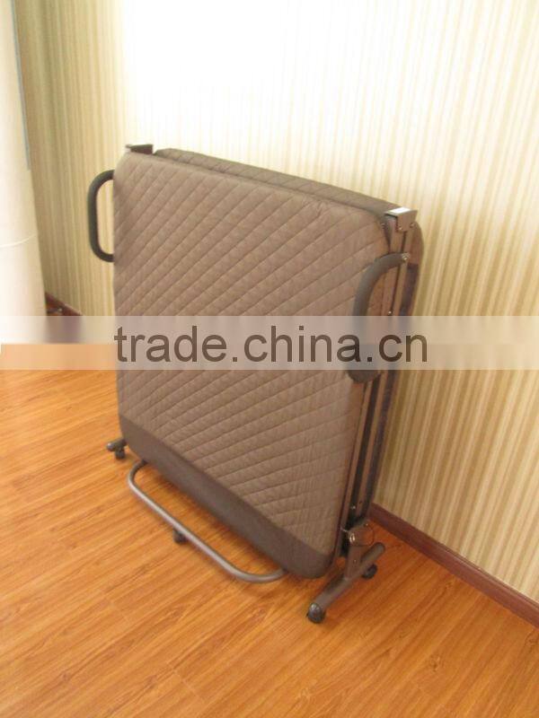 space saving hotel metal single folding bed