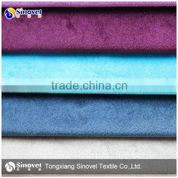 100% Polyester Suede Fabric for garment and boots/warp suede