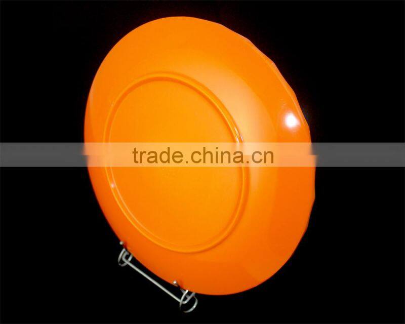 hot selling factory offer 12 inch personalized plastic dinner plates custom print melamine plates with CE ROHS SGS