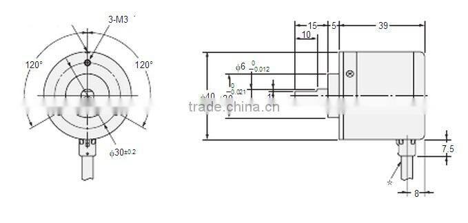 360ppr shaft 4mm OD 25mm small toy rotary encoder price incremental rotary encoder