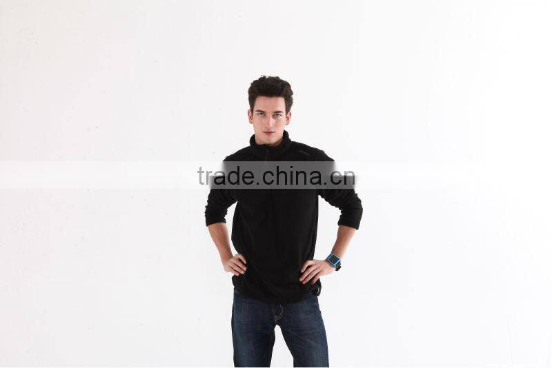 micro fleece european style jacket with zipper fleece light jacket