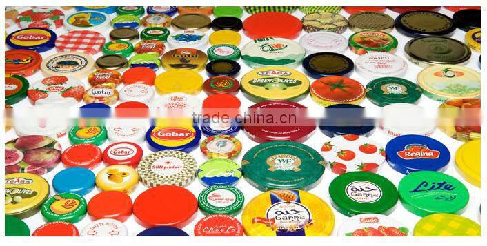 High Efficiency Automatic Twist-off Caps/ Glass Jar Tin Lids Making Machine