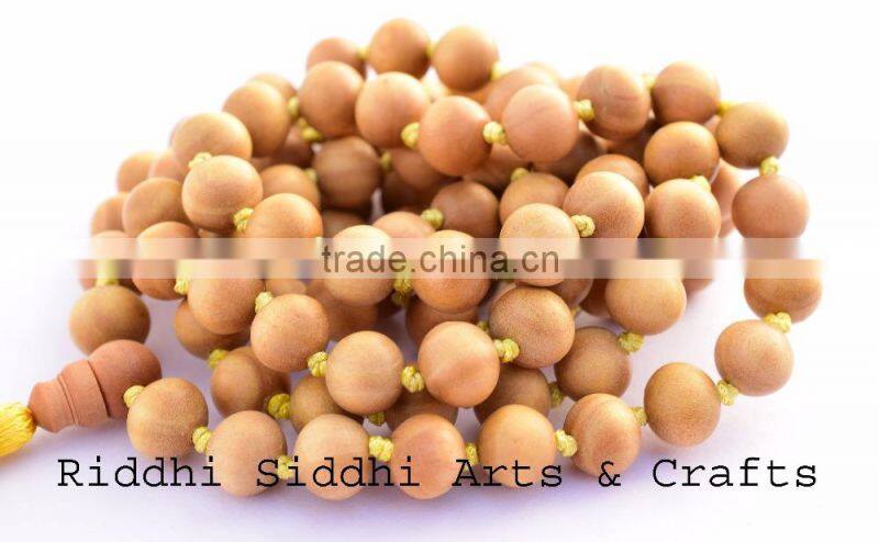 natural buddhist prayer bead loose/loose beads/sandalwood japa mala