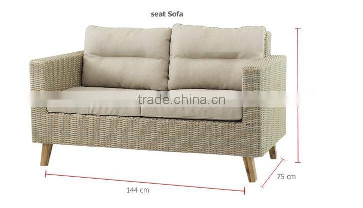 Contemporary Lifestyle Wicker Outdoor Sofa Furniture