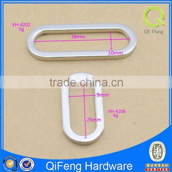 oval ring zinc alloy nickel color hardware