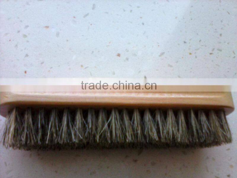 Maple wood shoe brushes