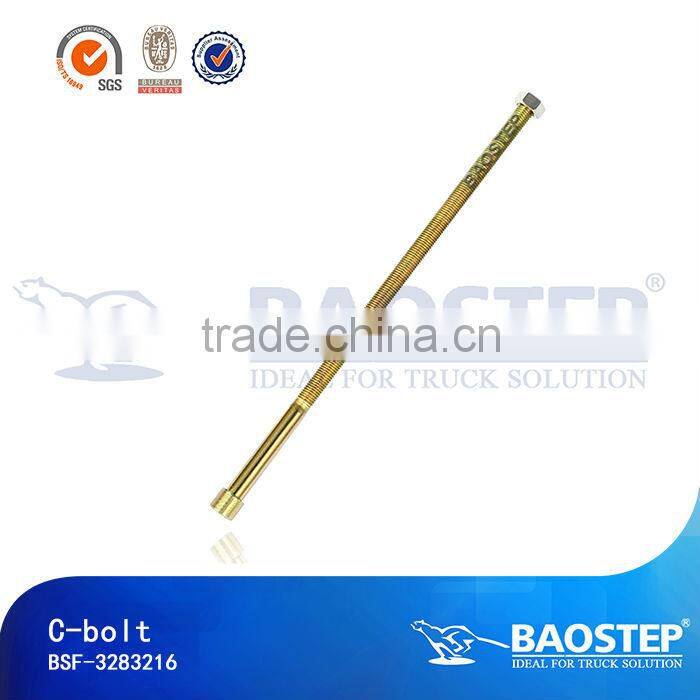Class 10.9 leaf spring center half thread hex bolt and nut