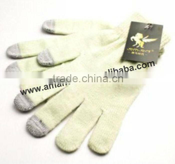 The New Arrival Keep Warm Wool Knit Gloves Pure Color Touch Screen Gloves,10 Colors For Option,Good Quality And Good Service