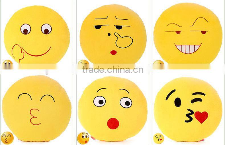 Latest lovely cute emoji pillow custom whatsapp emoji pillow pp cotton emoji pillow octopus plush toy