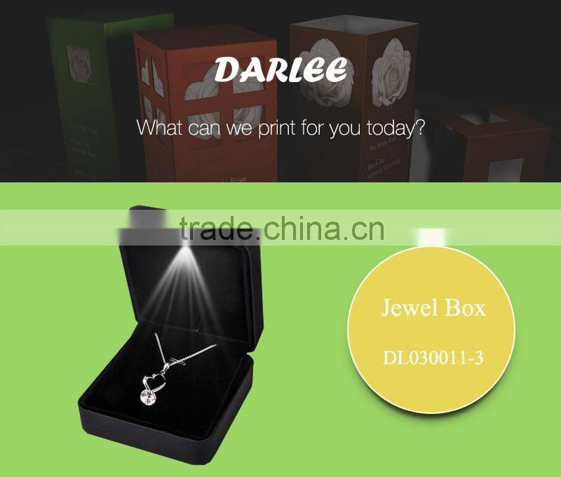 New design custom made paper jewelry necklace gift box for valentines