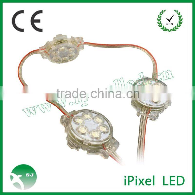 SJ-406-1903 40mm led pixels string 6leds 20pcs/string