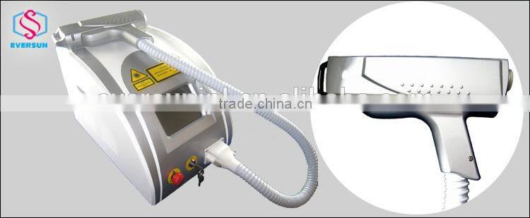 Hotest Ruby Q-switch laser tattoo & eyebrow removal machine EVERSUN XP407