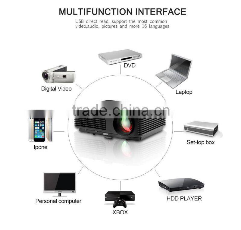 4200Lumens Full HD mobile projector 3d smart beam projector