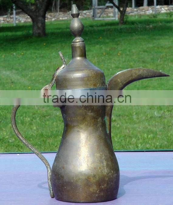 Arabic Brass Dallah Tea Coffee Pot, Arabic Dallah