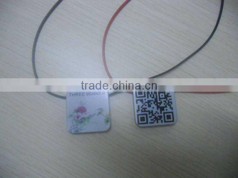 2012 Newly fashion qr id necklace
