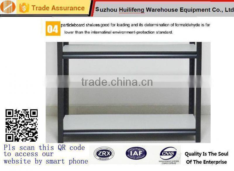 Light Duty Boltless Steel Shelving With 5 Tier And Hidden Keyhole / Rivet Rack