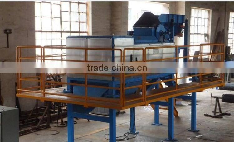 Eddy current separator used for separating PET bottles, aluminum cans and iron cans