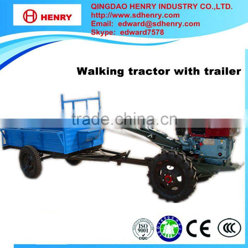 Power tiller tractor trailer