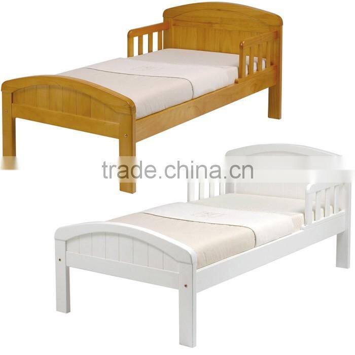 Classical Style Cheap Price Pine wood Nursery Baby Toddler Bed