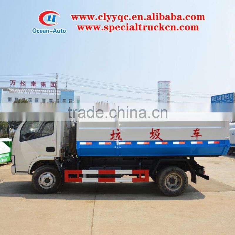 Dongfeng mini garbage collection equipment with 5cbm capacity from original manufacture