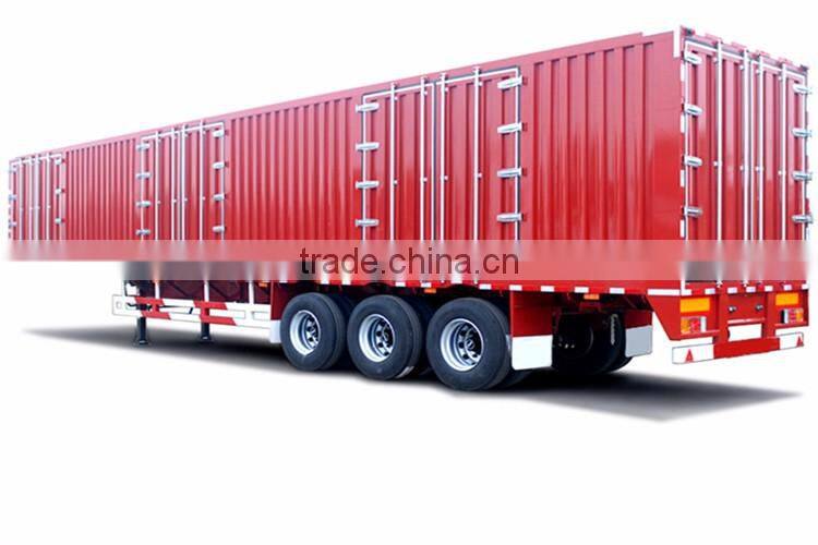 China best-selling 3 axles small box trailers for sale