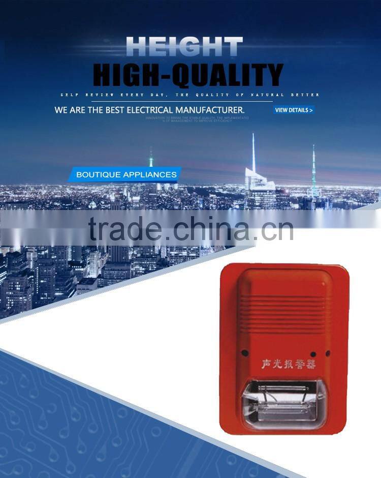 New indoor LED Flashing warning strobe siren sound fire alarm