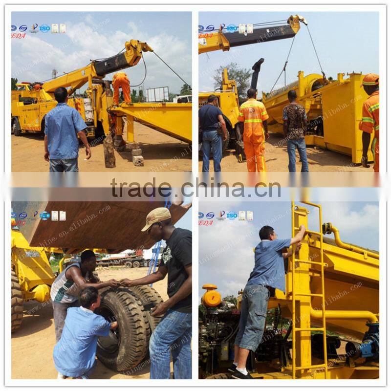 High capacity trommel scrubber machine, gold refining equipment, gold wash plant With Patent