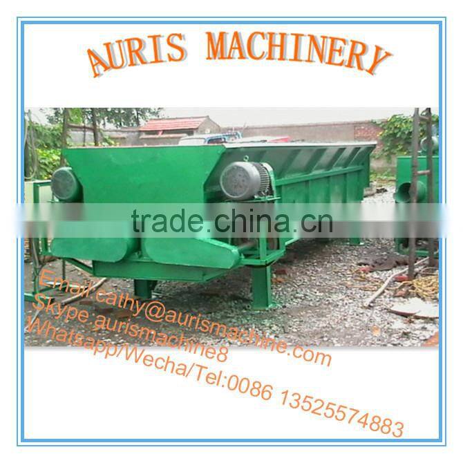 Sing roller and double roller slot wood debarker machine, tree debarker