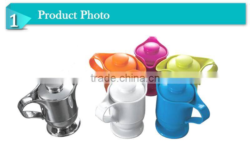 2014Pretty plastic thermos hotel sauce jug ,sauce pot 450ml(OSUB)
