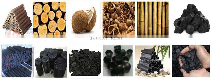 small type biomass briquette carbonization stove / air flow wood charcoal carbonization furance