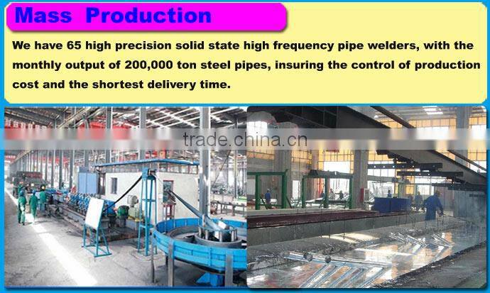 1.5 inch galvanized steel tube for oil and gas pipeline