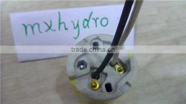 HPS/MH Power Cord with socket for vertical hanging of compact fluorescents