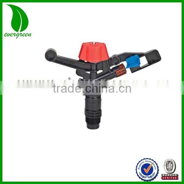 High quality 3/4" double nozzle sprinkler irrigation system with cap