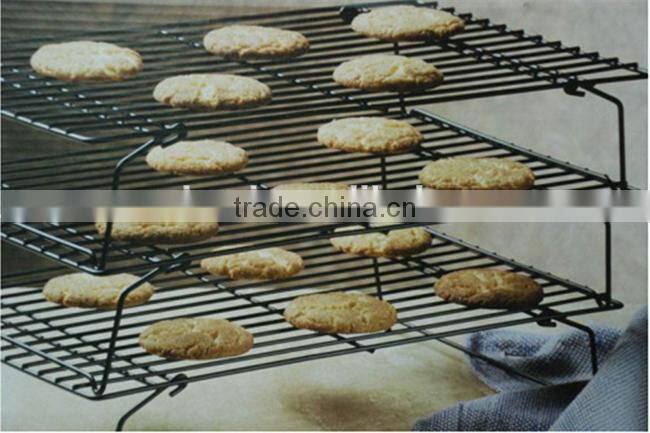 Customized 3-Tier Counter top Metal Wire Mesh Cooling Rack