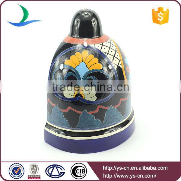 YSfp0006 Unique bell shape decorative garden stone flower pot for home