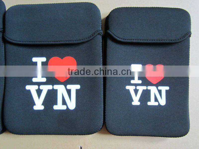 Neoprene flat panel computer bag