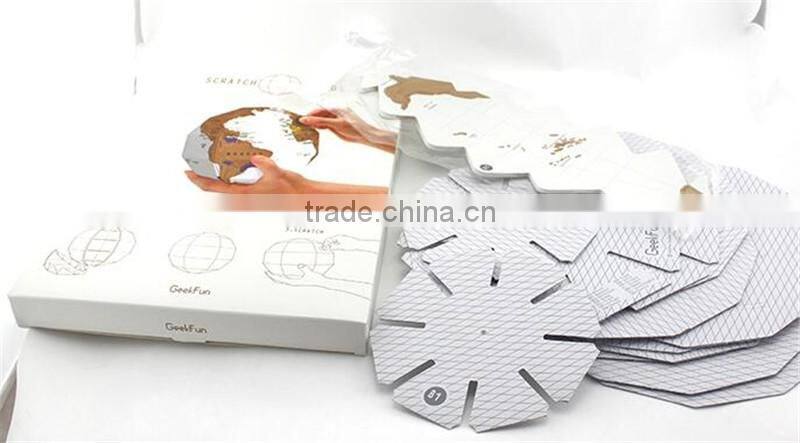 CT-529 Globe second generation Globe DIY vertical group World map version