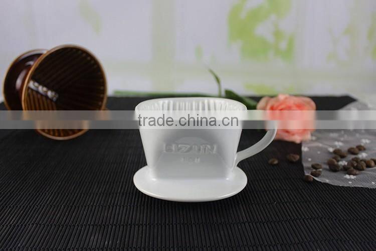 2017 new arrivals unique products ceramic pour over coffee dripper