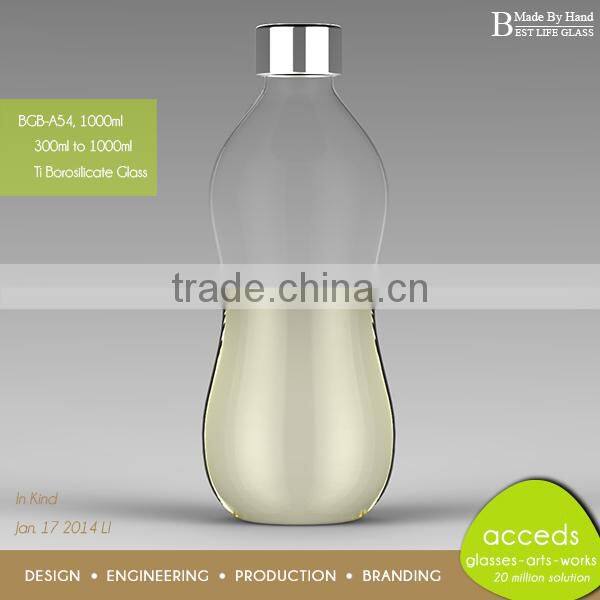 Empty Thermo Handmade New Glass Milk Bottles Sale