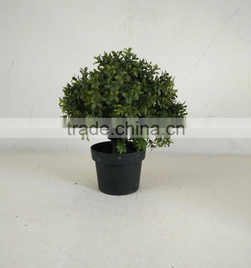 factory outlets artificial decorative spherical green tree wholesale