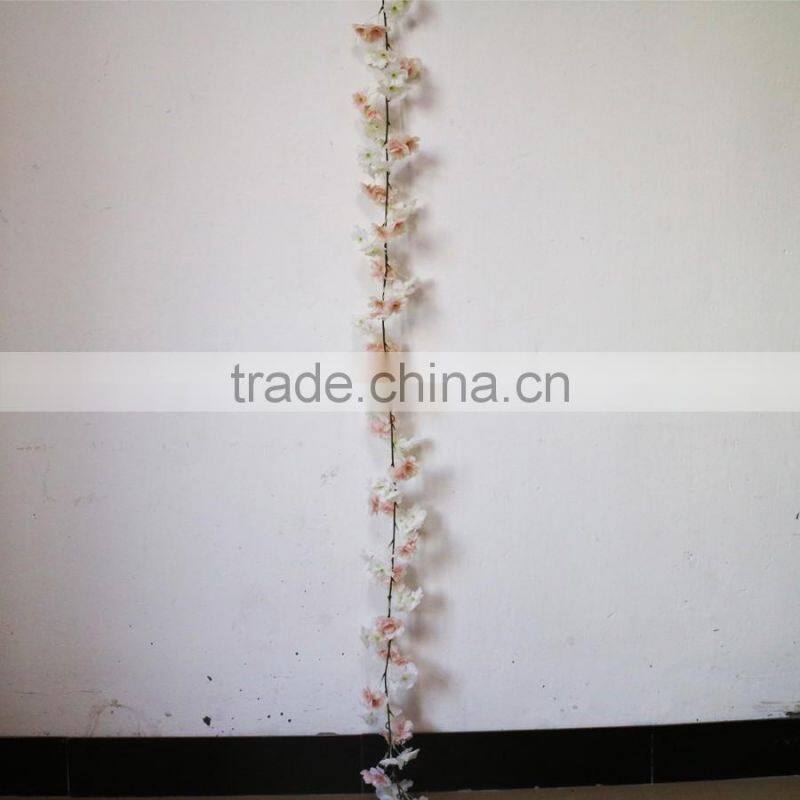 Silk cherry blossom flower garland decorative cherry garland
