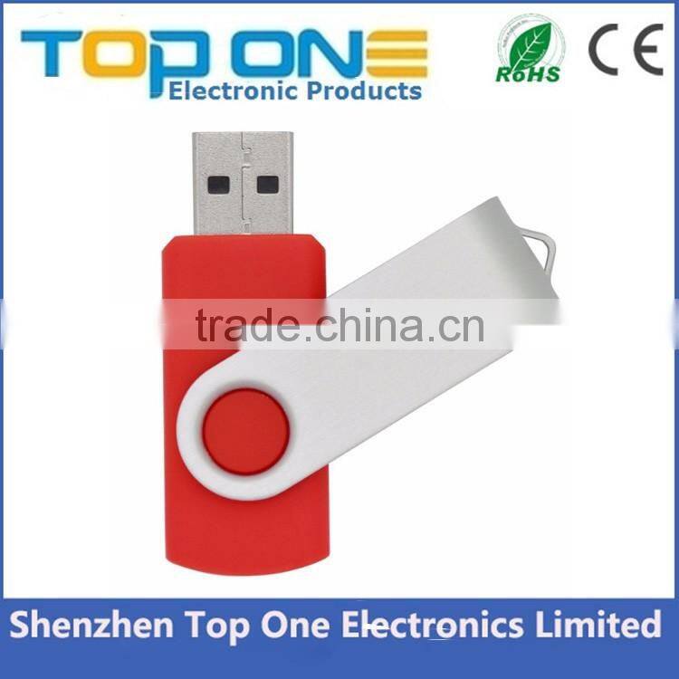 Promotional bulk Swivel 1gb USB Flash Drive with Custiomized Logo
