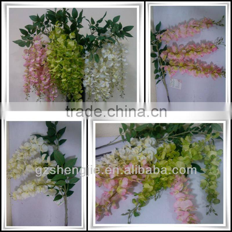 wedding stage artificial wisteria flower for sale