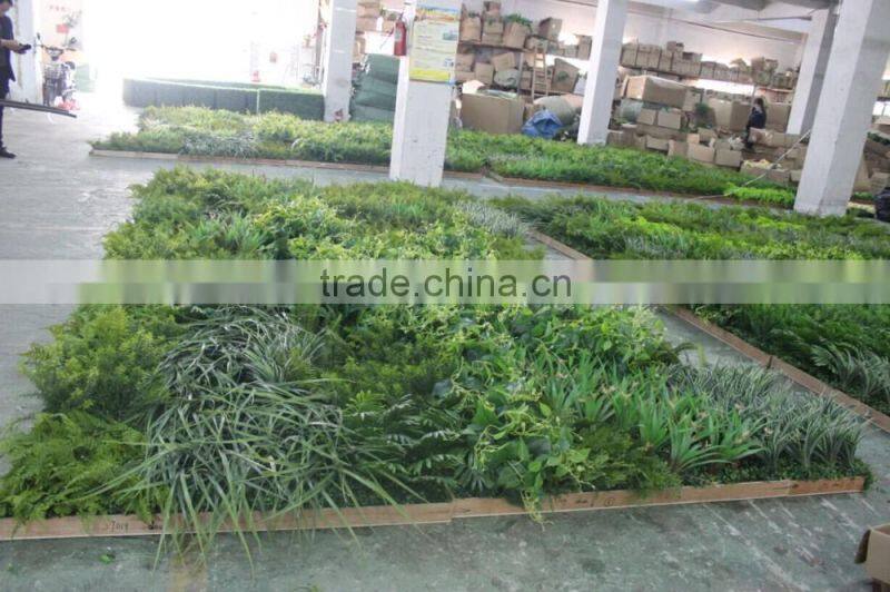 fake green wall/artificial green wall vertical plant wall